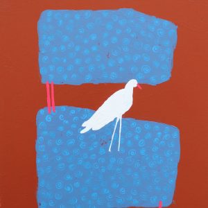 Loneliness,39.5x43.5cm,acryilic on canvas